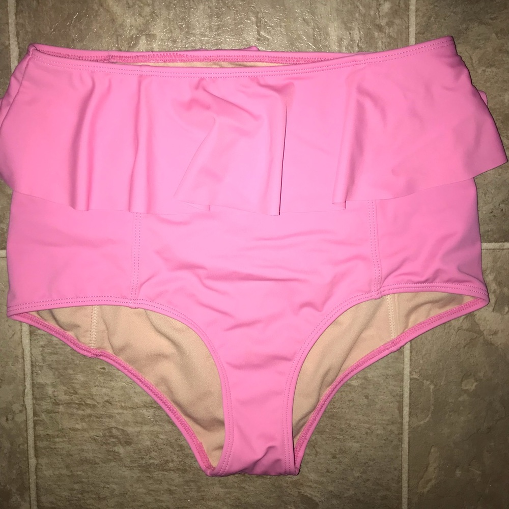 Kortni Jeane peplum bottoms small bubblegum pink